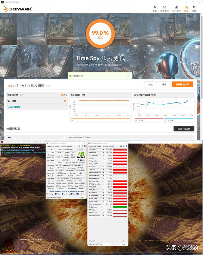 12600K+STRIXB660-I+RTX3060，AKLLAA5立式ITX机箱装机展示