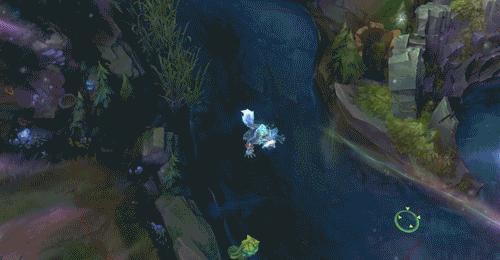 北极星系列皮肤皎月回城特效,北极星神赛娜5杀特效