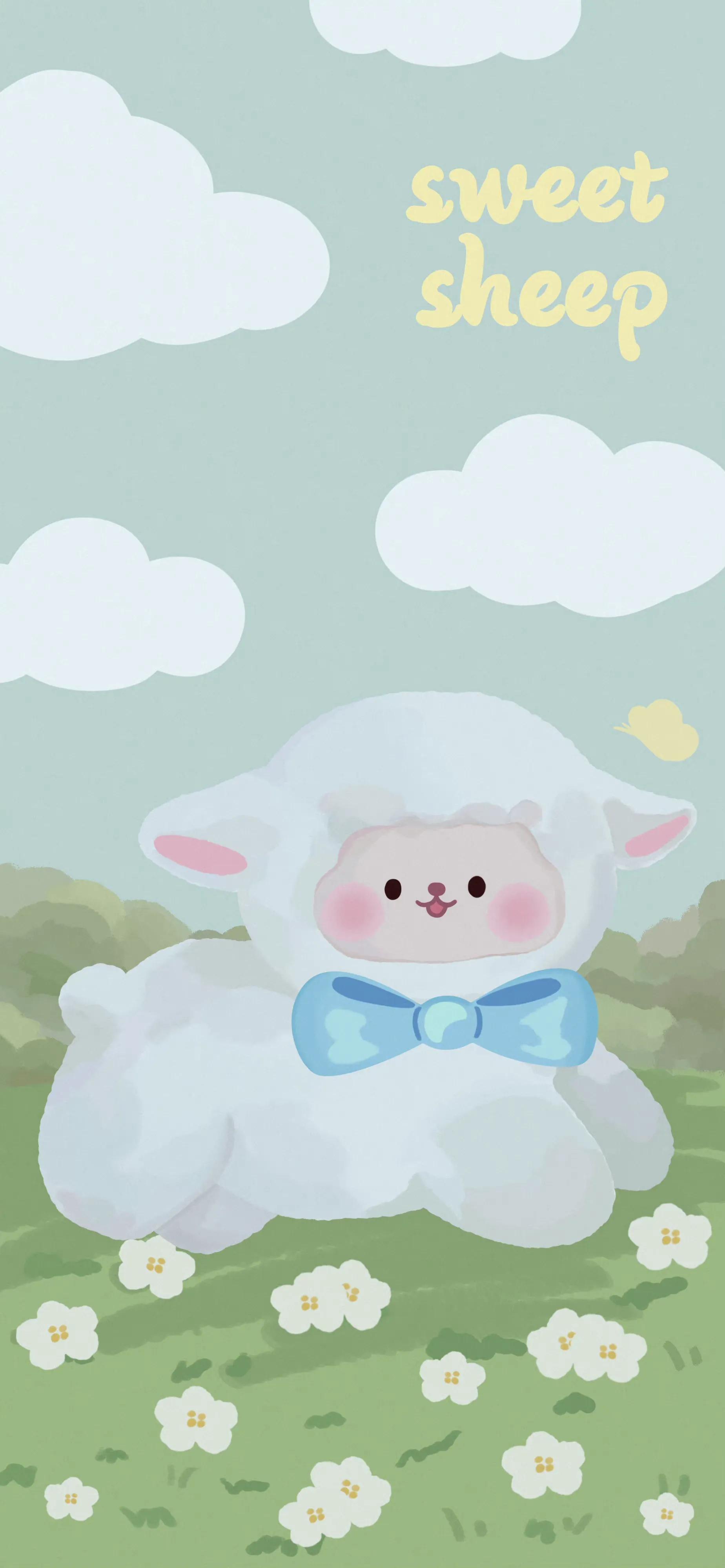 绿色手机壁纸高清卡通可爱,可爱卡通小企鹅文字壁纸