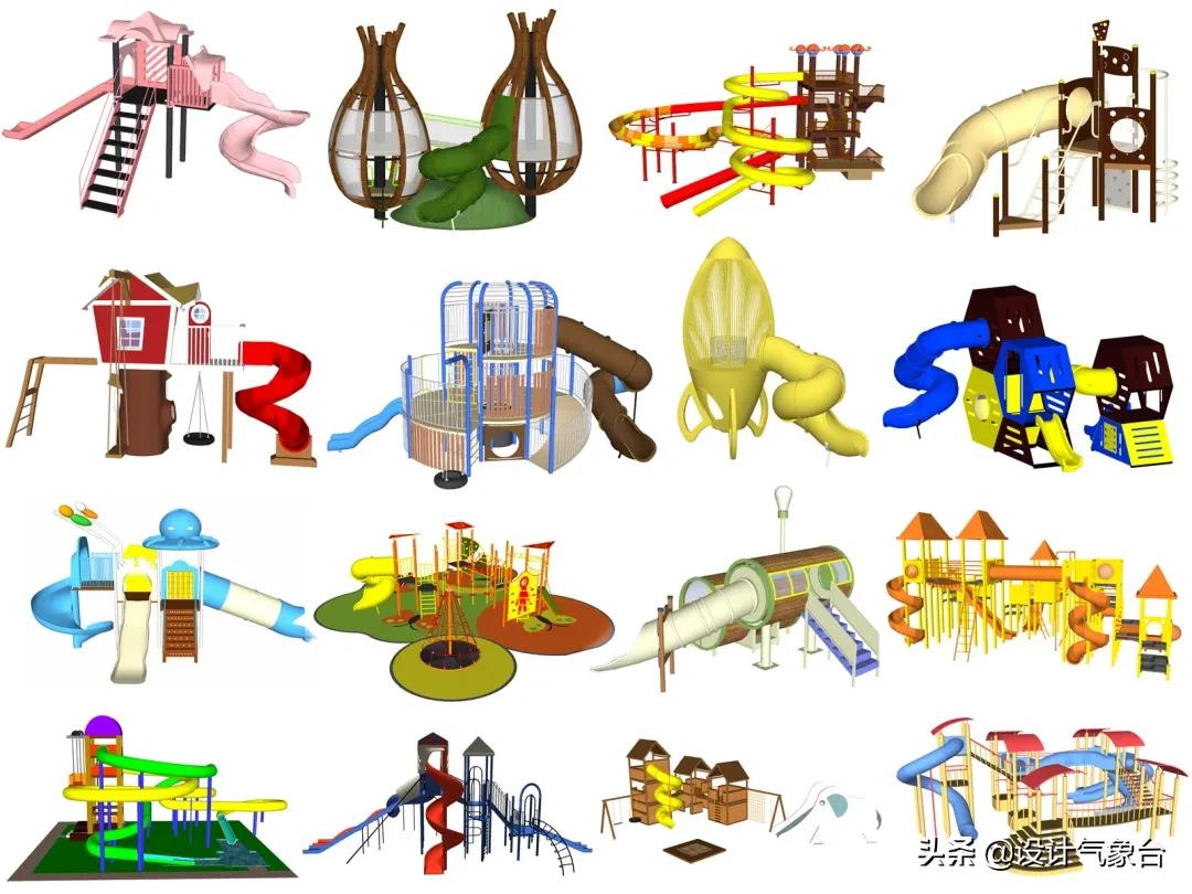 滑梯儿童房间小空间设计,室内儿童游乐场如何设计