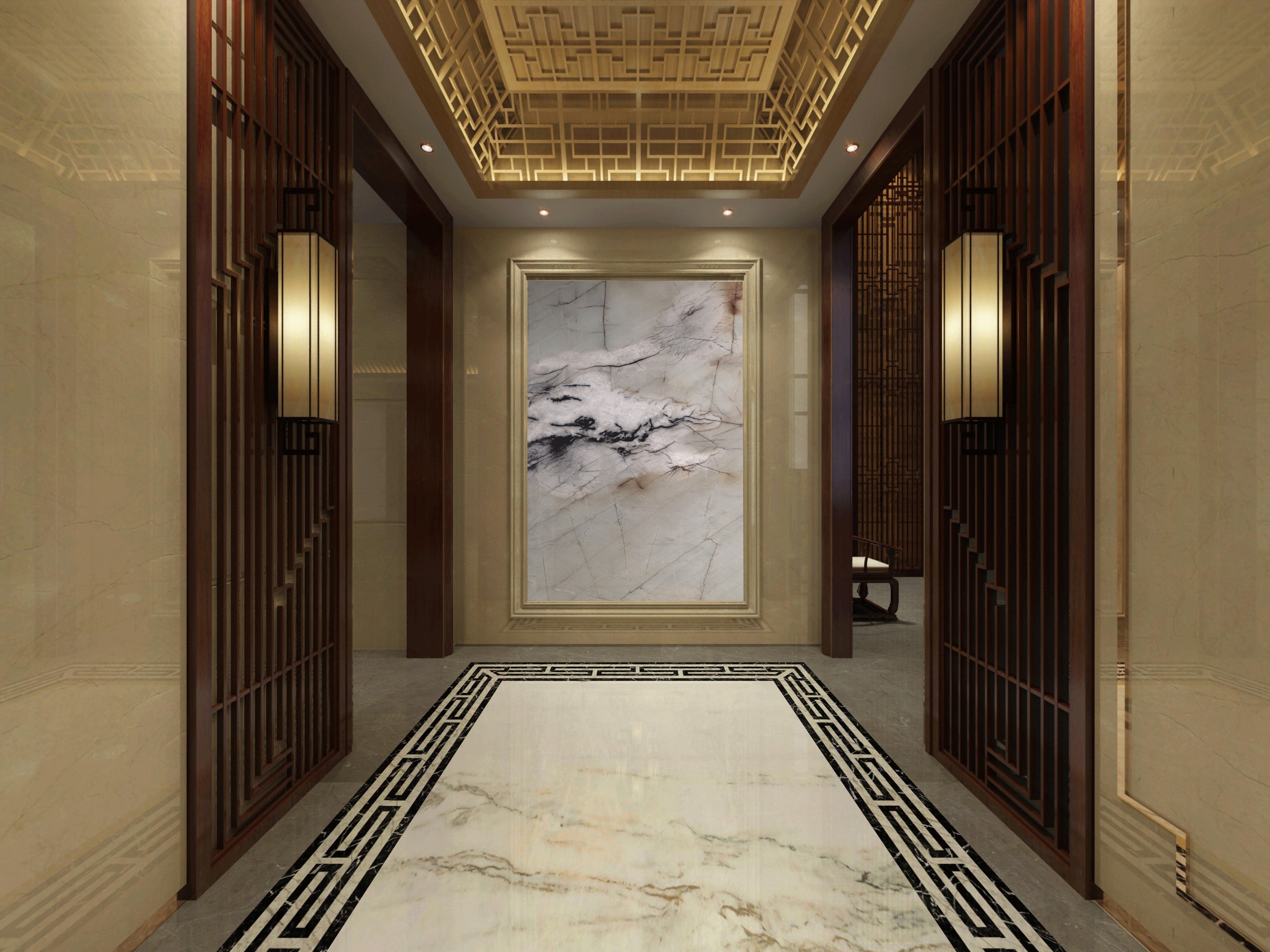 蒂芙尼奢石现代装修,天然奢石蒂芙尼