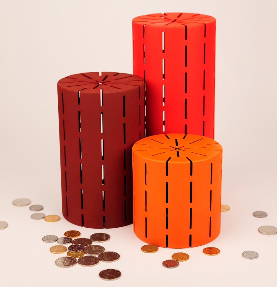 “感受快乐”——存钱罐设计