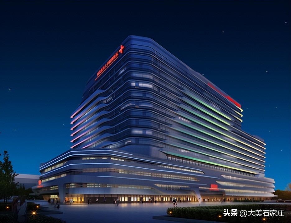 河北医科大学第四医院东院医疗综合楼项目航拍