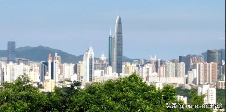 深圳莲花山最好的景区,旅行深圳莲花山公园春天风景