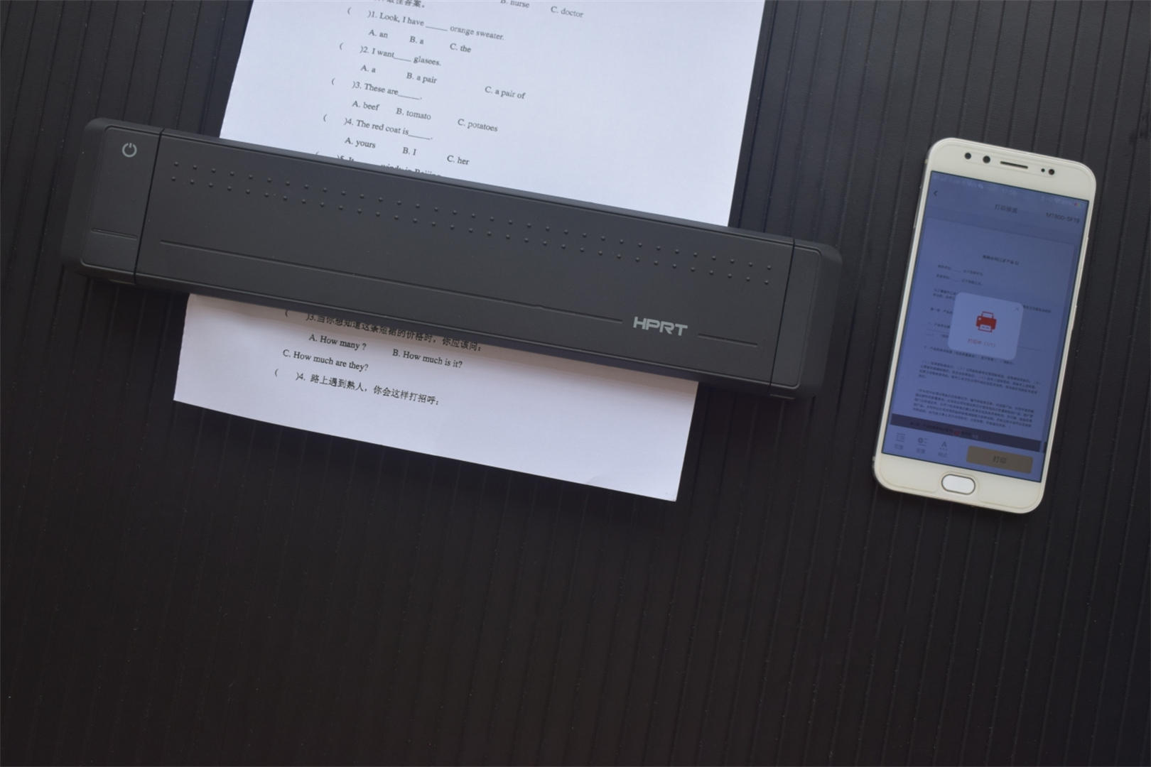 便携式打印机汉印mt800,汉印mt800碳带可以打印a4纸几张