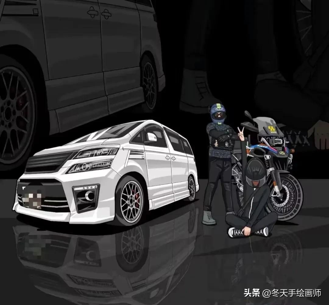 汽车漫画头像,汽车漫画头像图片定制