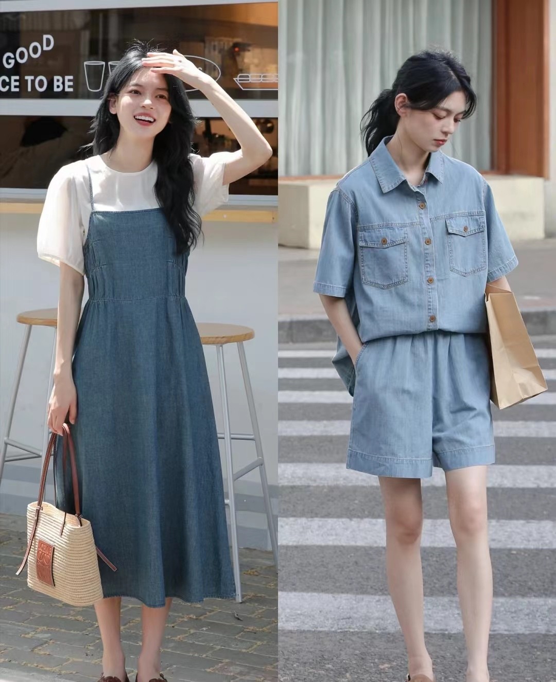 夏天别再一身黑这样穿减龄又清新,冬天别穿一身黑这款颜色超显白