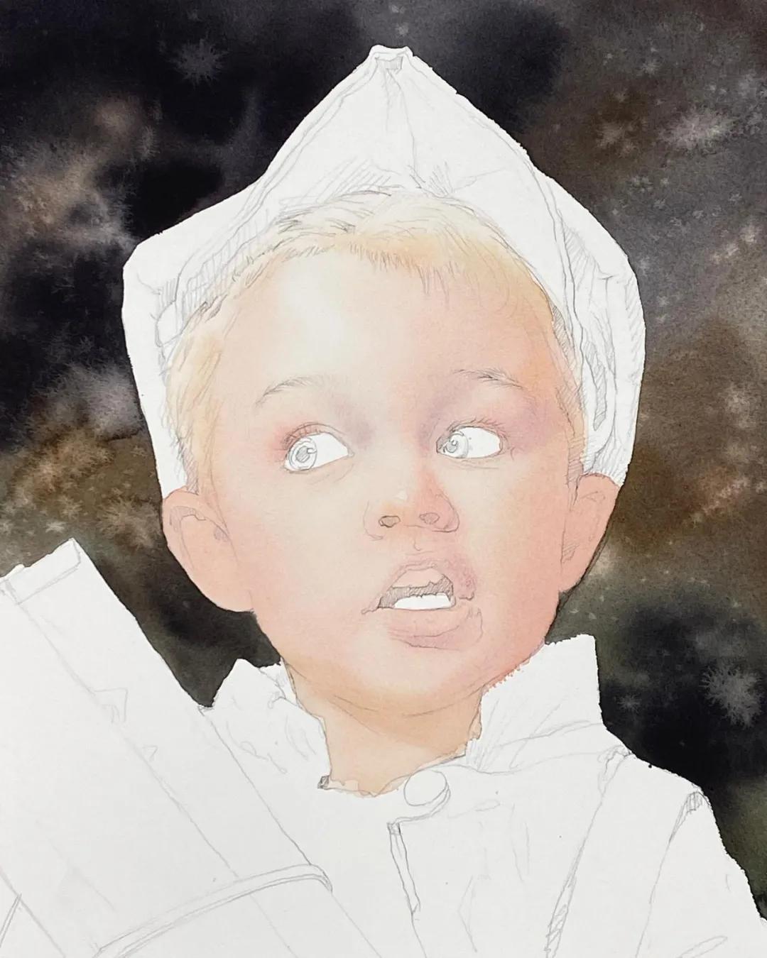 美得让人窒息的水彩,超级惊艳的水彩