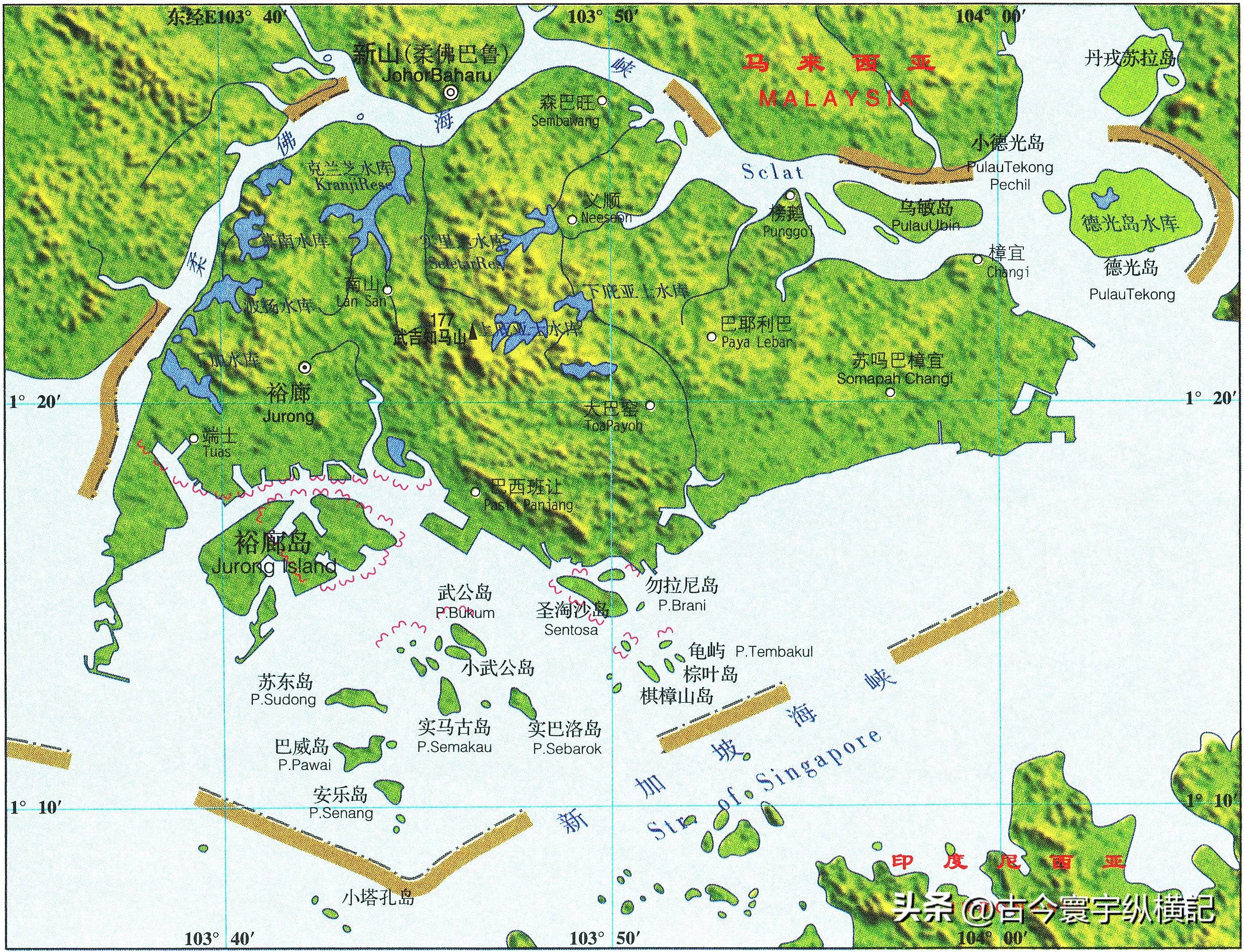 亚洲各国地形图（高清宜收藏）,亚洲大陆地形图