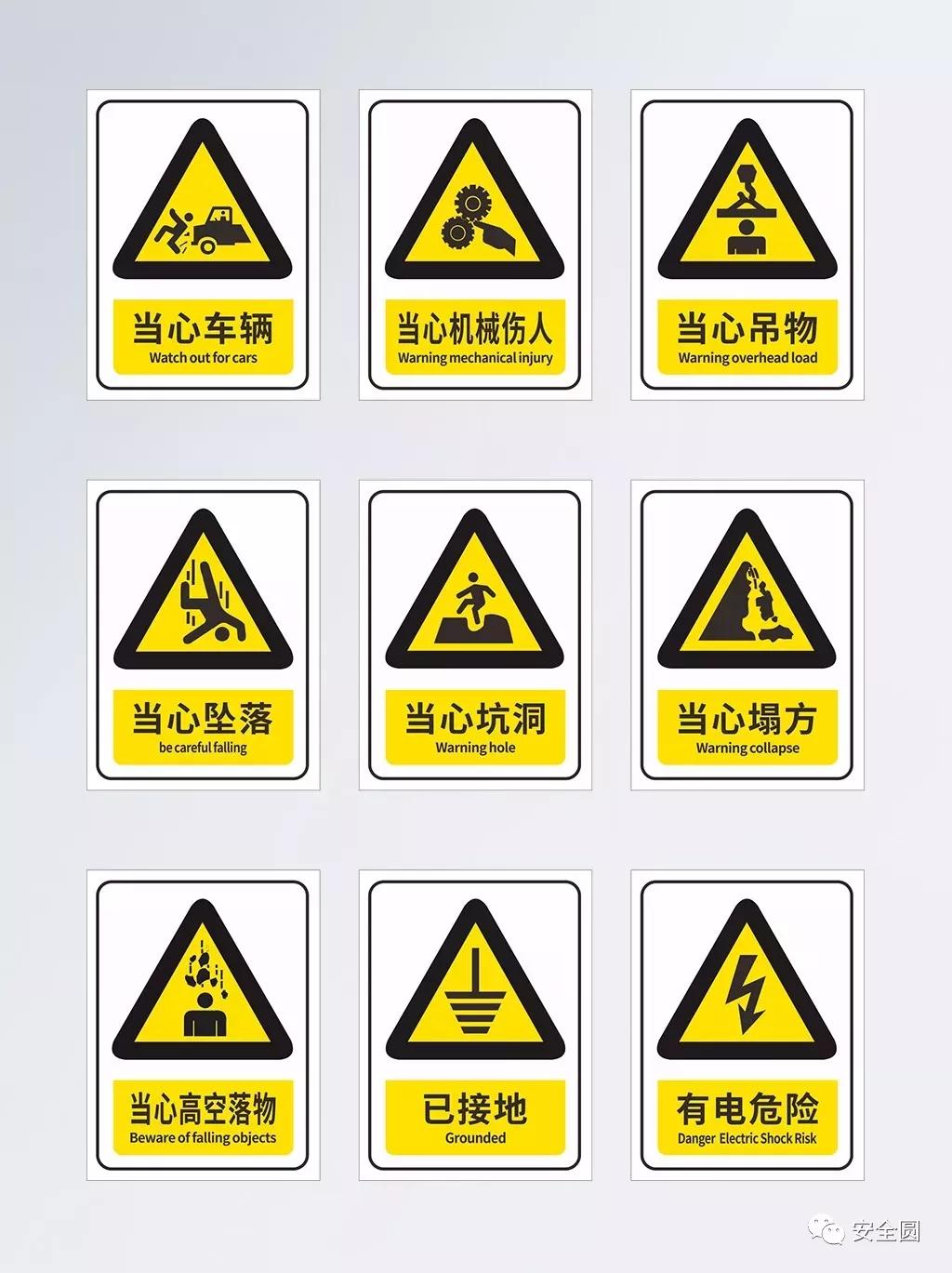 工地安全标识牌尺寸国家标准,机械设备安全标识牌和操作规程