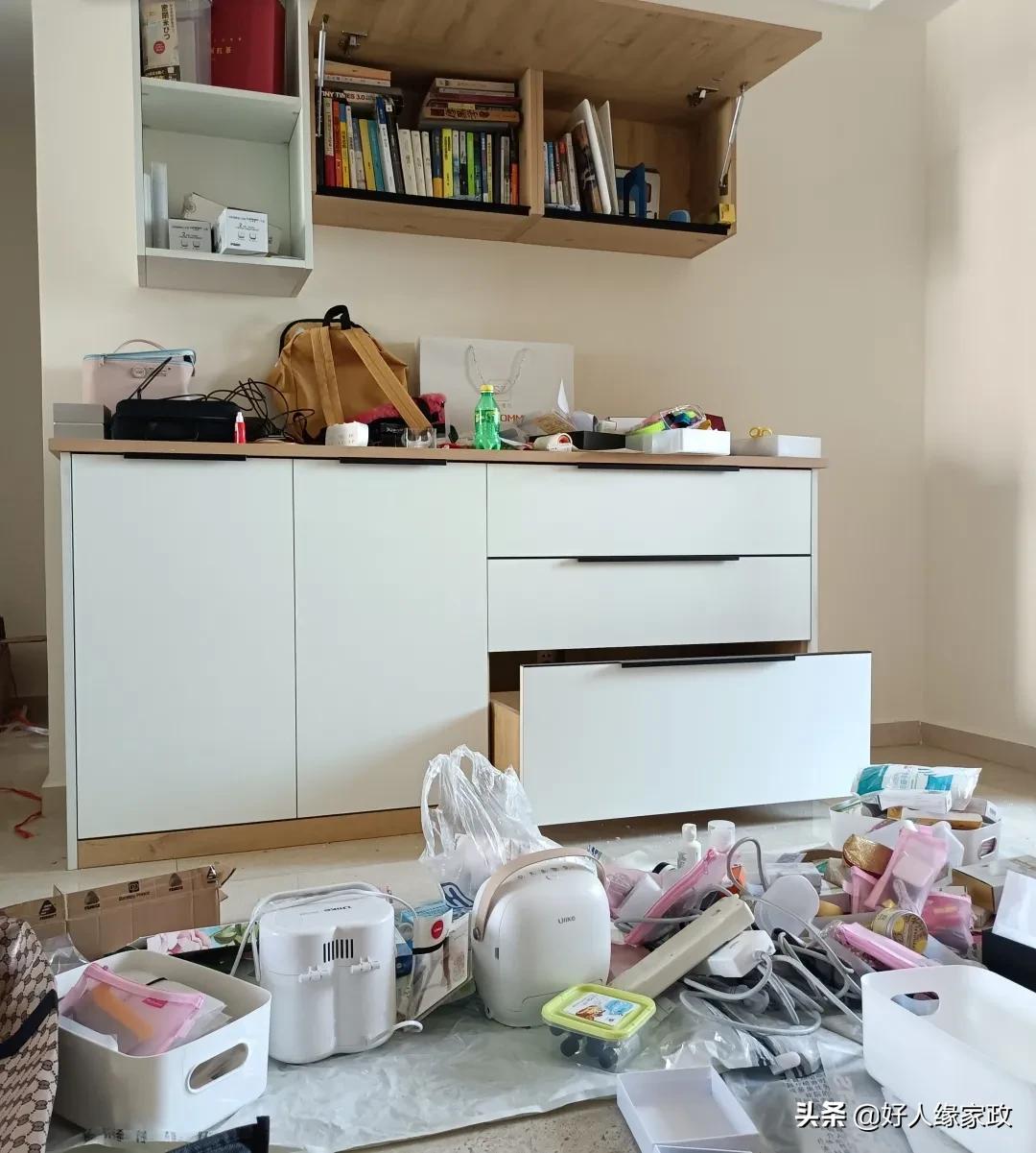 搬家难，物品多，整理收纳是关键