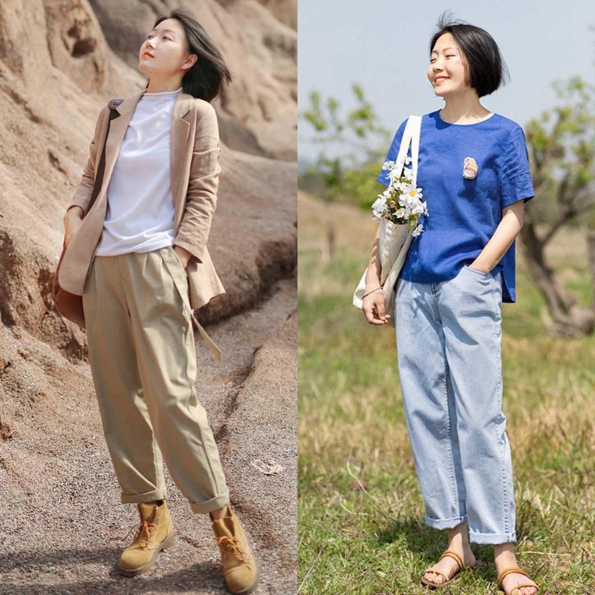 九分裤紧腿烟管裤搭配上衣,九分裤怎么穿搭好看运动