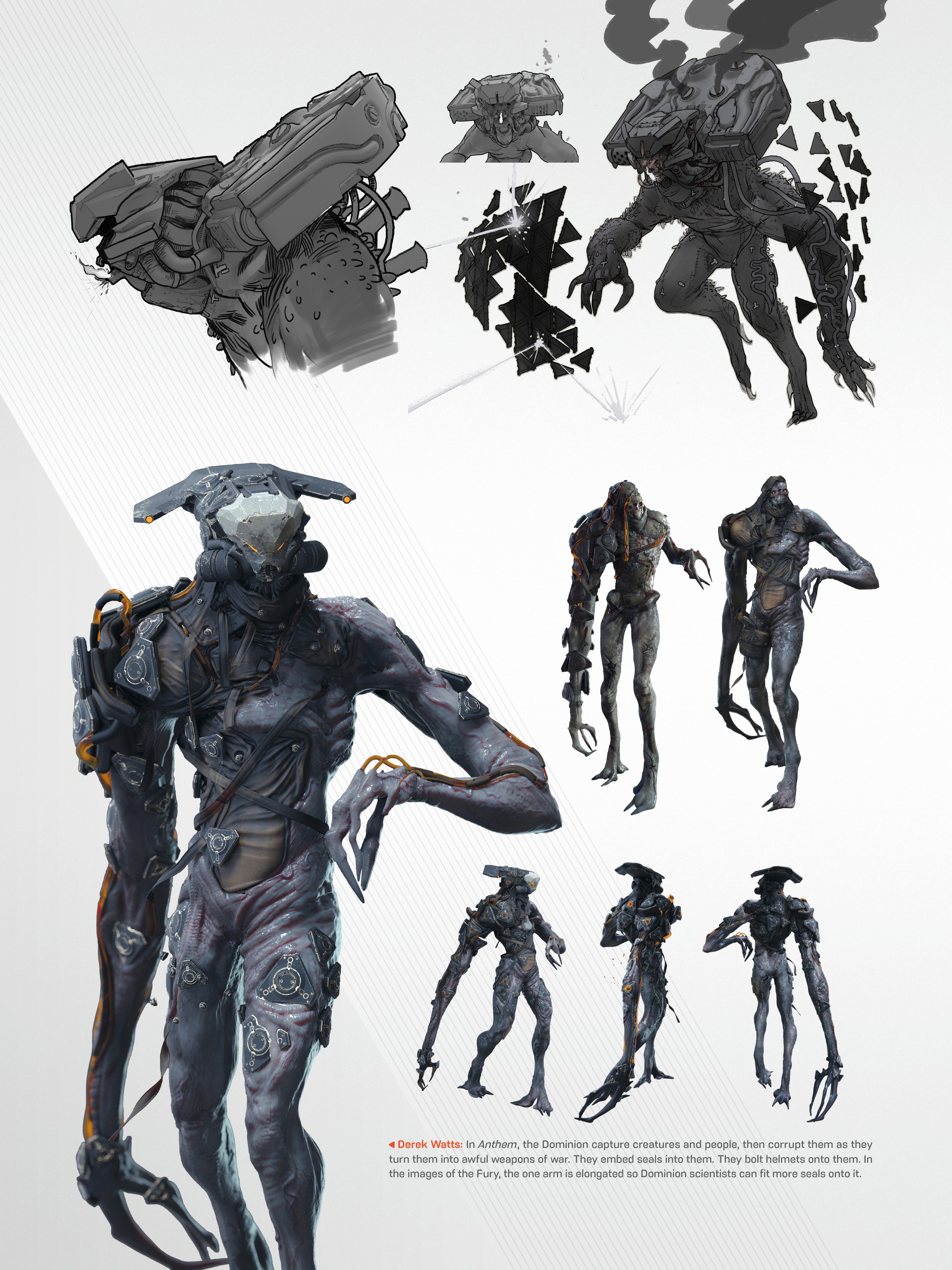 科幻怪与机械战甲的圣歌｜游戏TheArtofAnthem官方艺术设定集