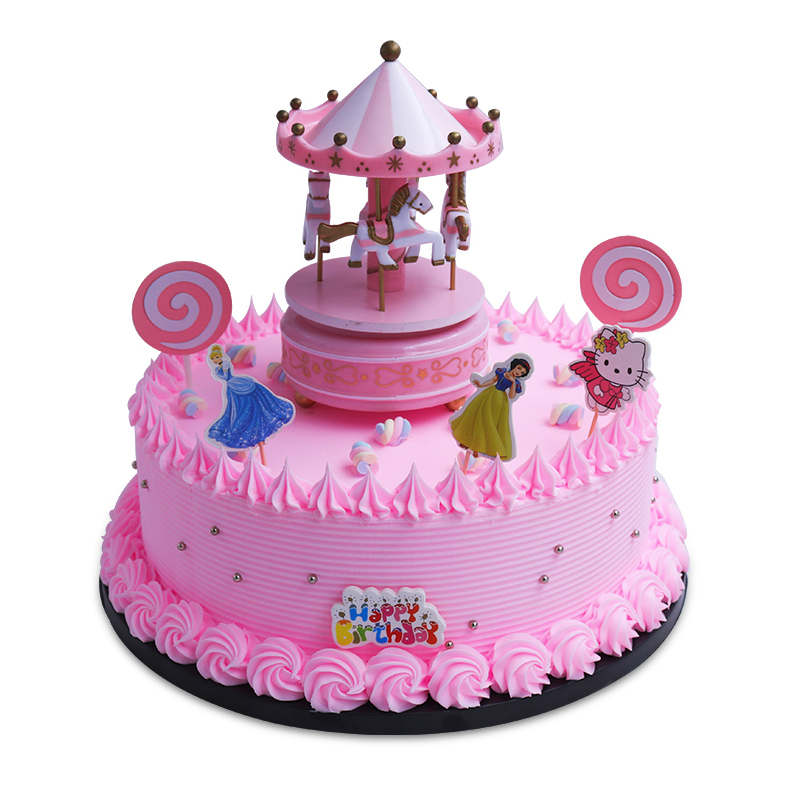 六一儿童节透明蛋糕盒子,六一儿童节蛋糕礼物