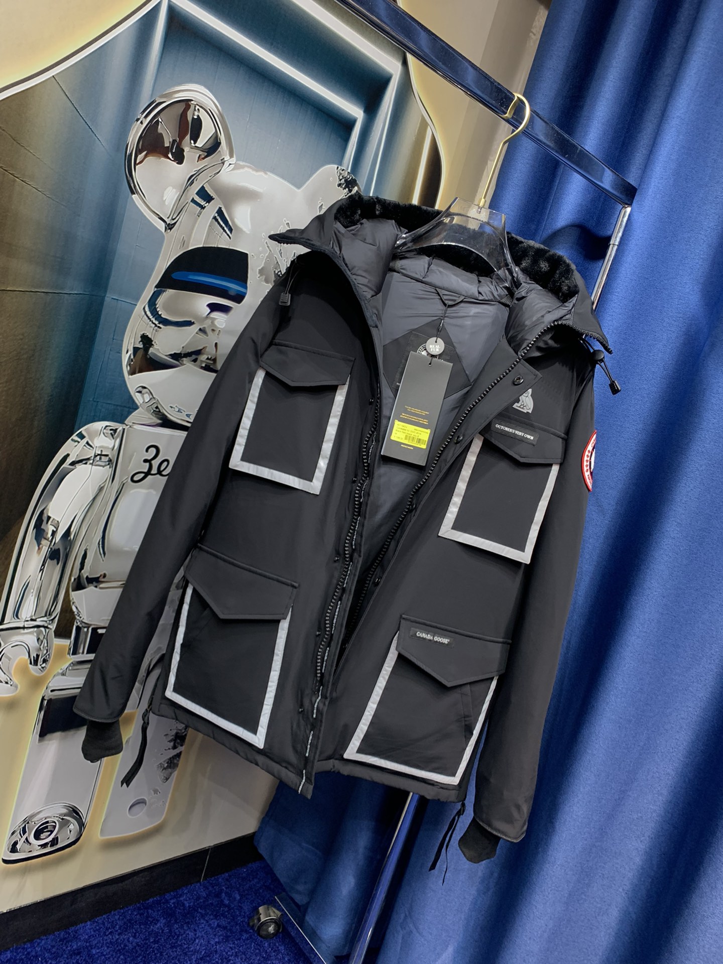 加拿大鹅chilliwack无毛领,加拿大鹅chilliwack石墨灰