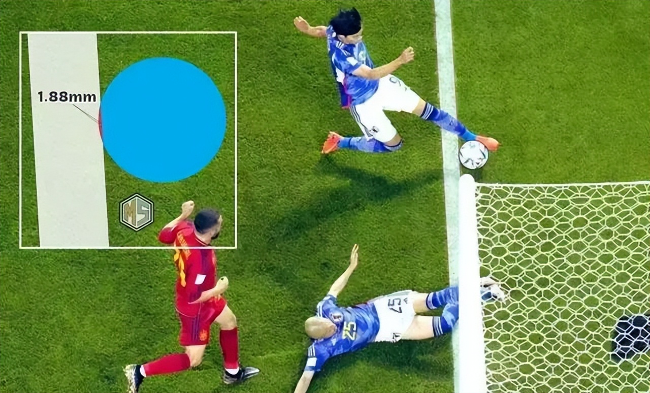 日本队进球不越位,日本队的进球出界了吗