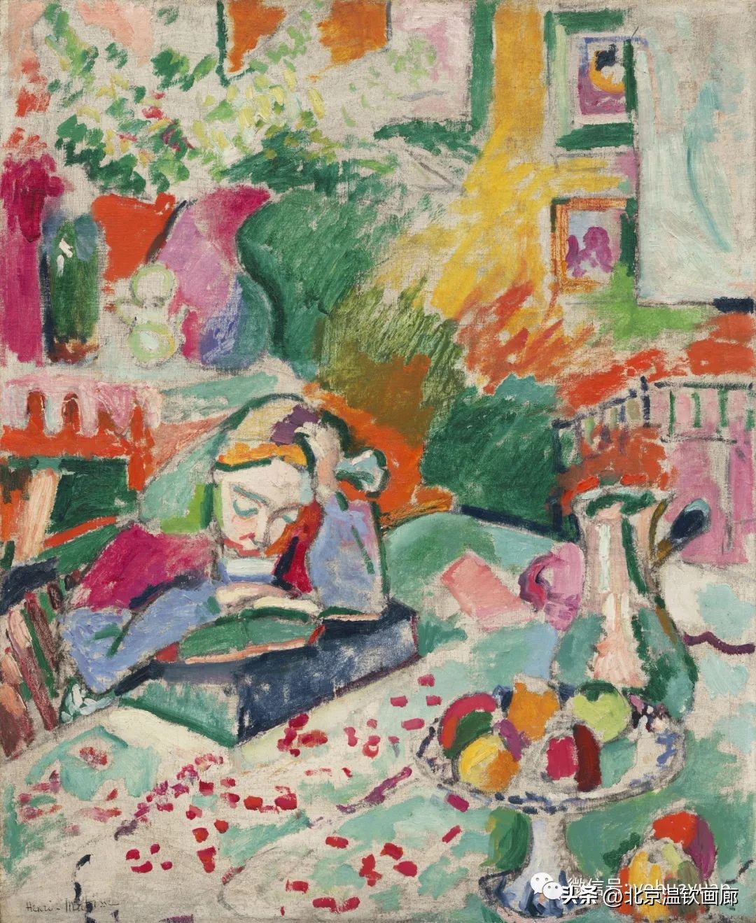 野兽派画家马蒂斯的艺术风格,现代艺术野兽派马蒂斯作品
