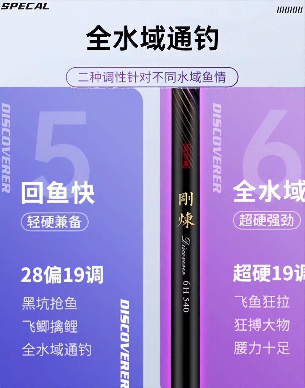 7.2米鱼竿调性选择适合抛竿,如何选择一根适合自己的台钓鱼竿
