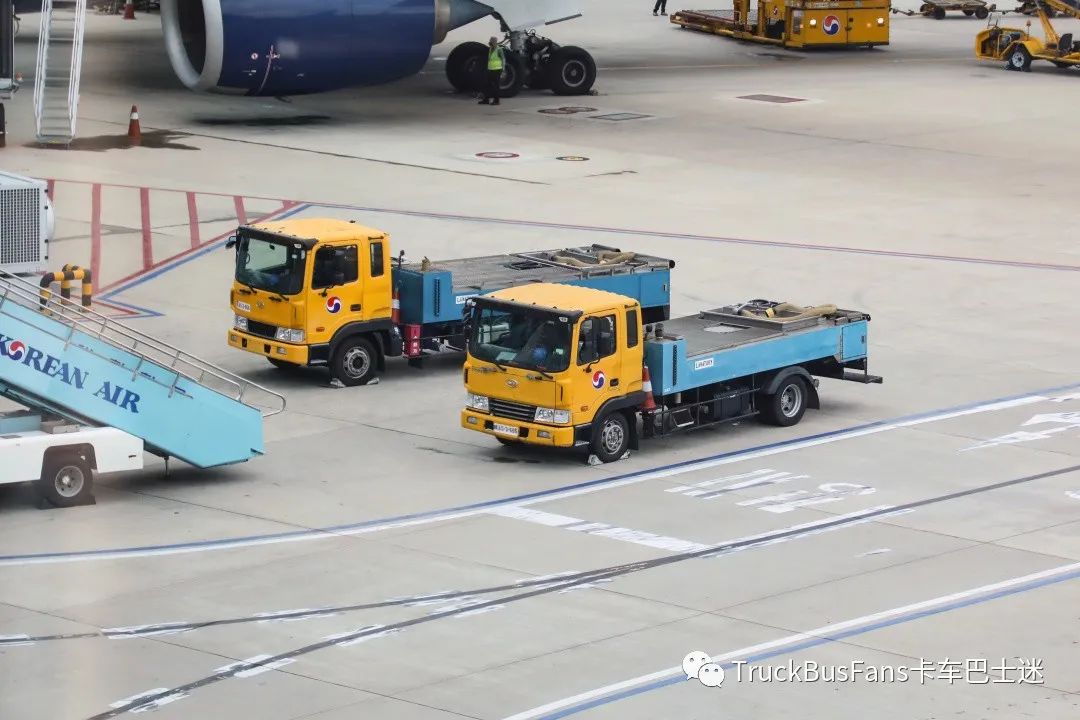 机场魅影丨仁川登陆战！韩国仁川国际机场地勤车辆随拍