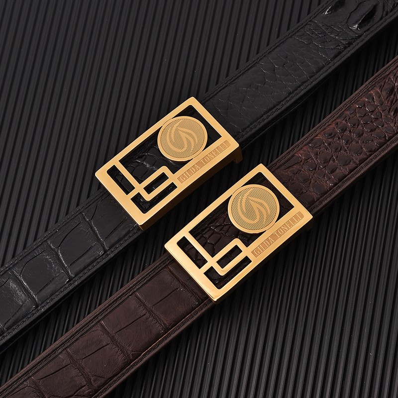 GILDATONELLI鳄鱼皮腰带：时尚品味的完美象征