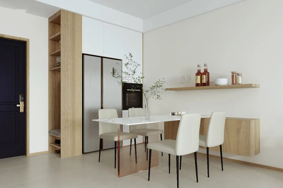 北欧原木风卧室奶咖效果图 (北欧轻奢ins风装修奶咖)