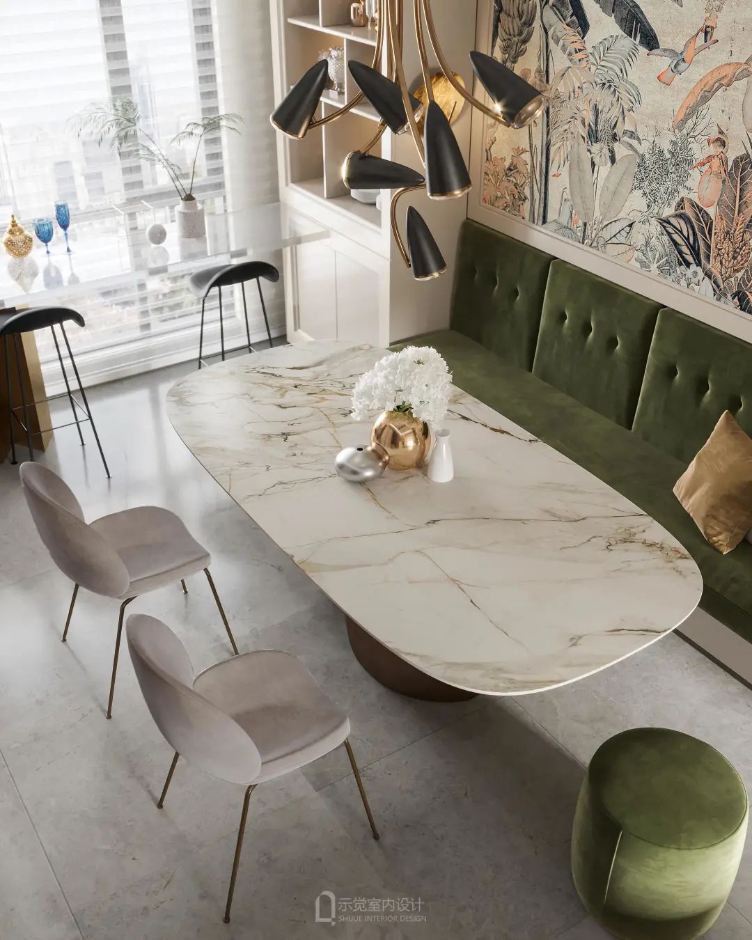 示觉设计|两套西康路989精装房改造，上演着不同“家”的艺术碰撞