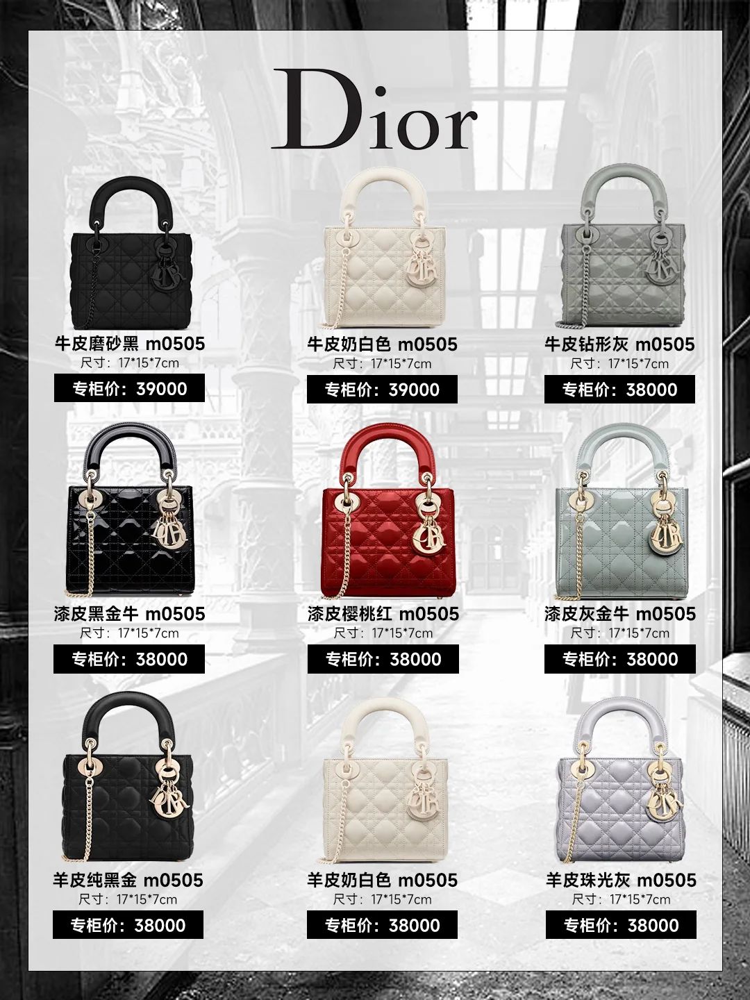 迪奥包包4格玫红色,迪奥包包适合45岁的颜色