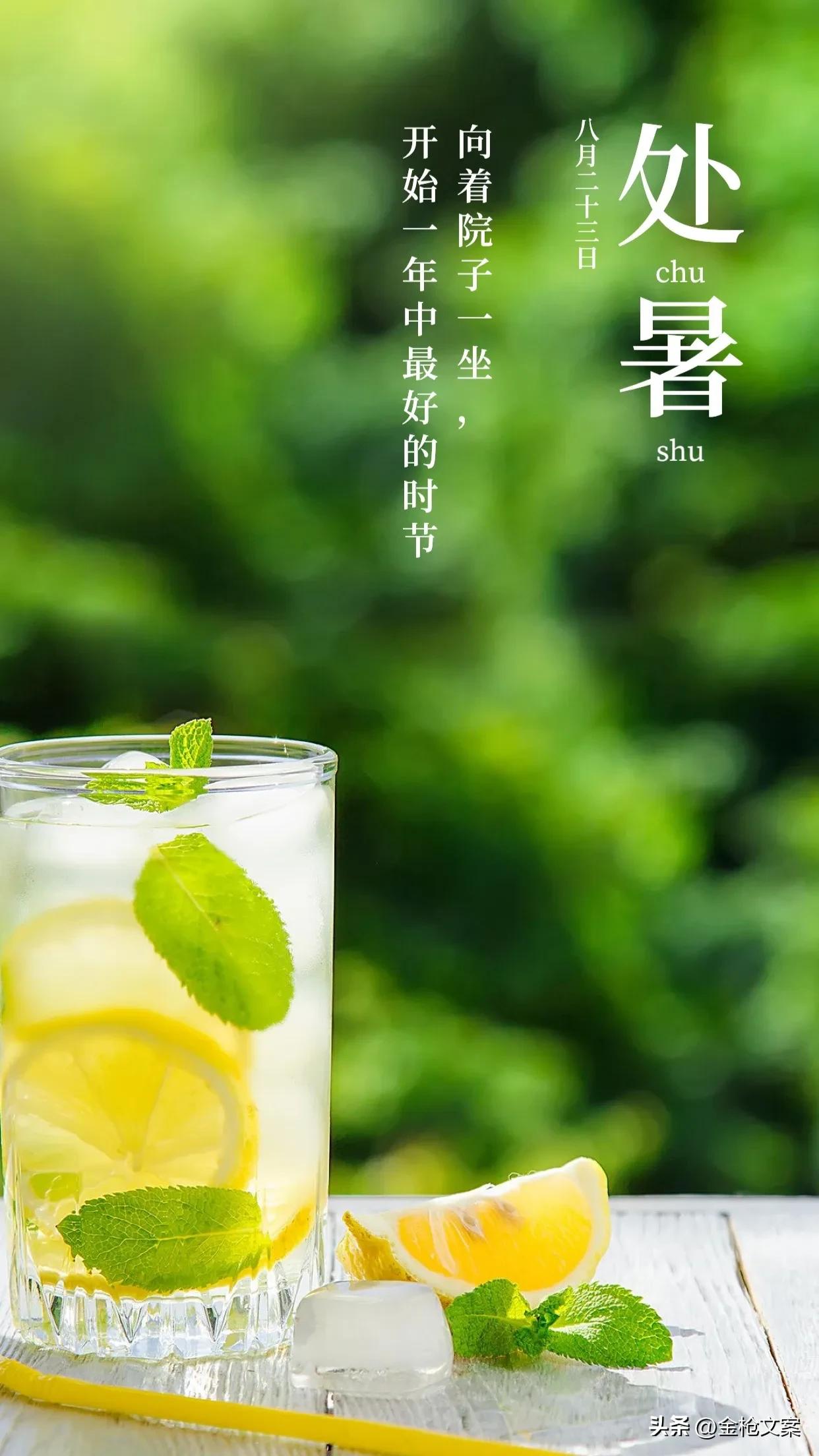 二十四节气处暑朋友圈,二十四节气处暑日记