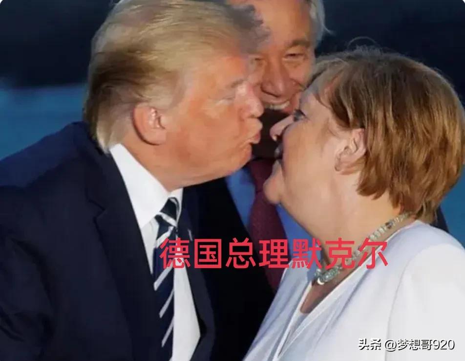 特朗普亲吻女人,特朗普吻梅拉尼娅