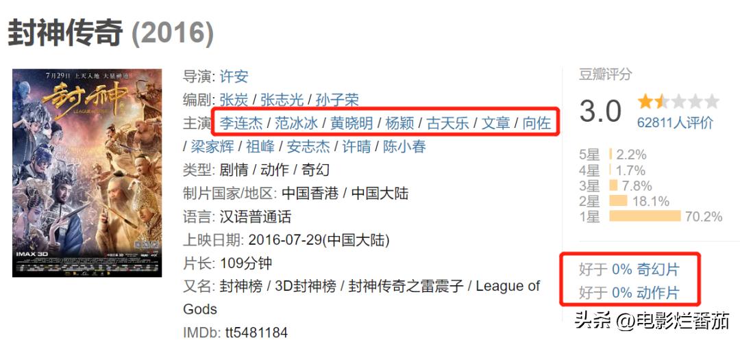 封神海报争议,封神争议海报