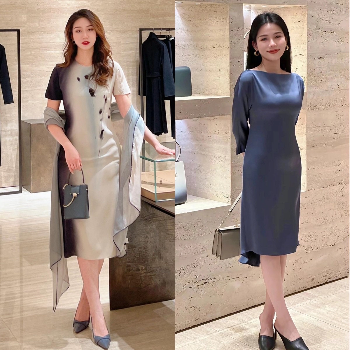 小香风连衣裙裙子可以配小白鞋吗,连衣裙下边穿牛仔裤