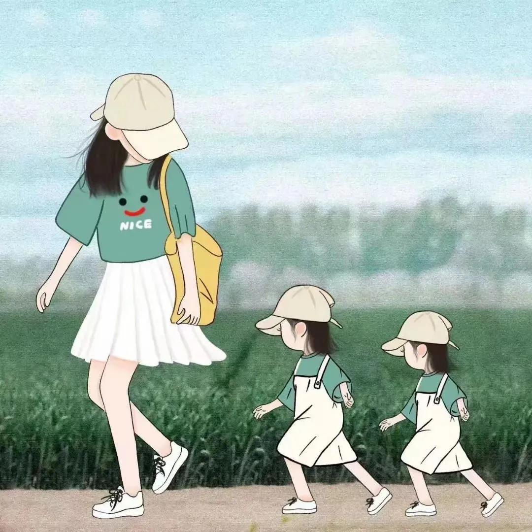 两个儿子亲子头像手机壁纸,亲子头像锁屏壁纸