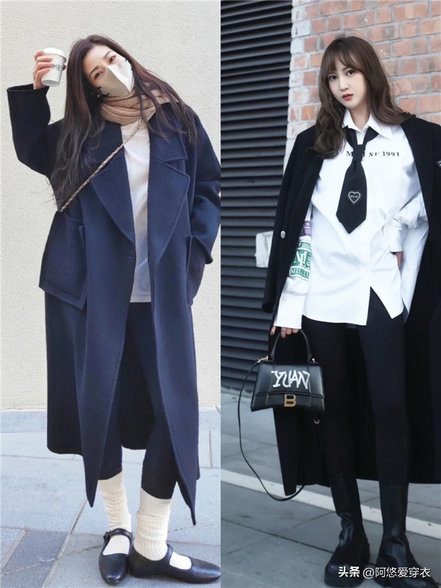 显瘦又保暖的鲨鱼裤穿上也太美了,小个子冬季显瘦鲨鱼裤穿搭