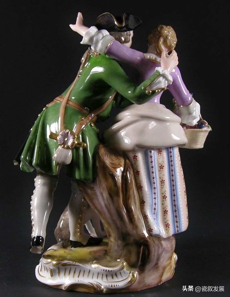 梅森瓷器人像,梅森瓷器雕塑