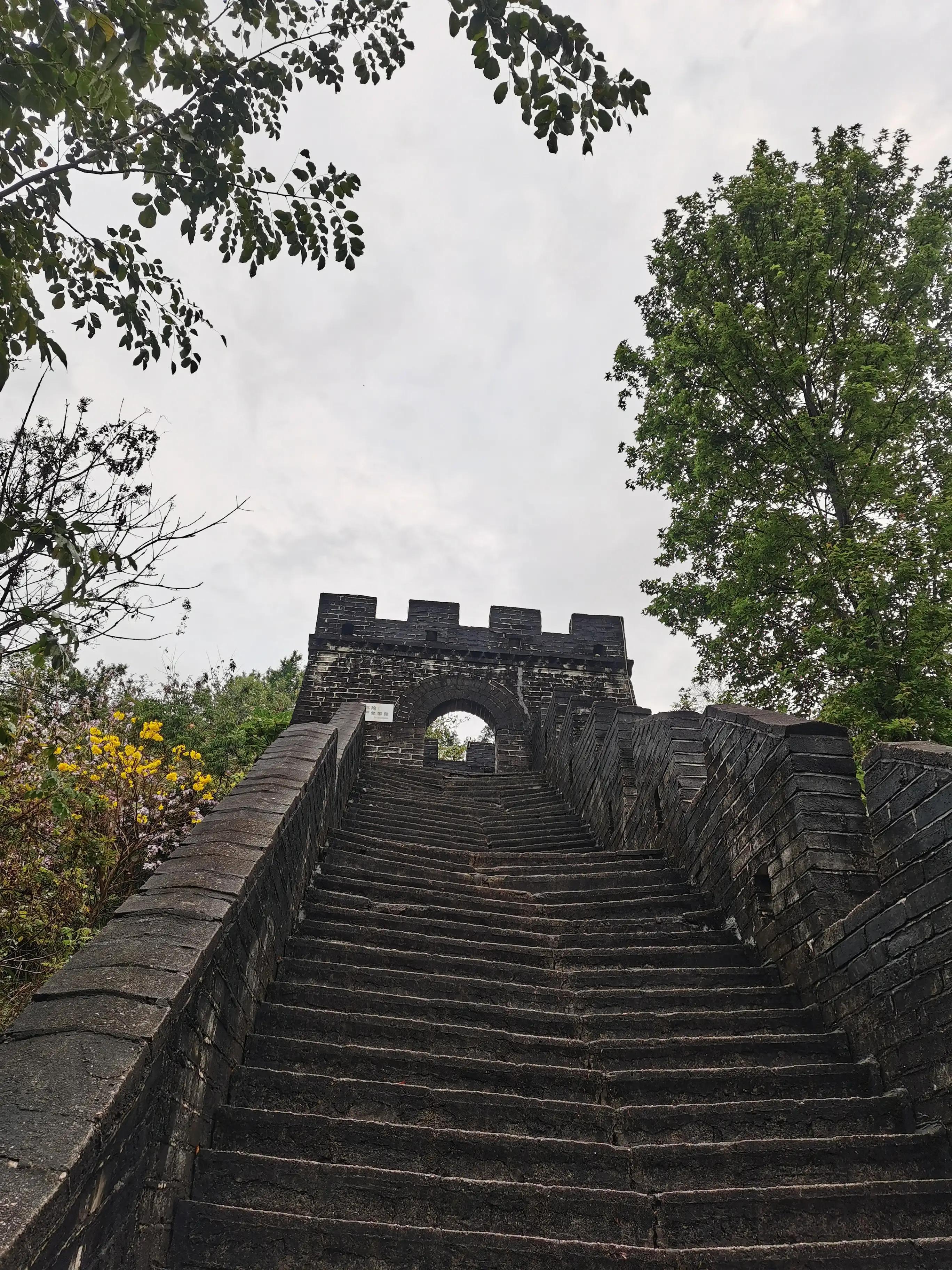 求水山公园仿古长城描述,深圳真正的仿古长城