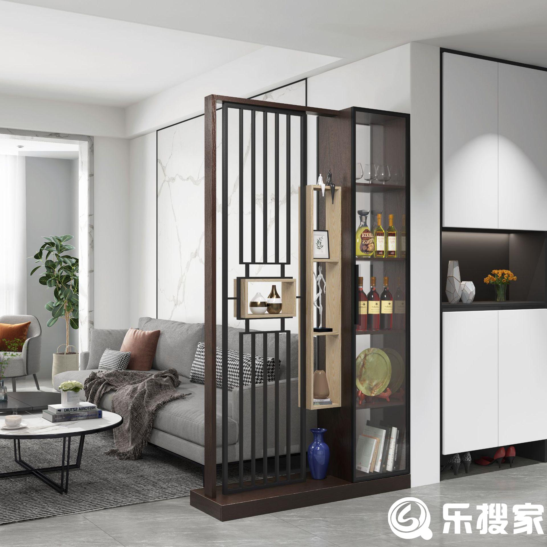 简单屏风隔断效果图,小户型屏风隔断怎么做