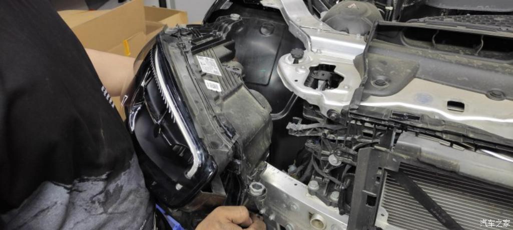 老款奔驰e升级几何大灯,奔驰e升级原车几何多光束大灯