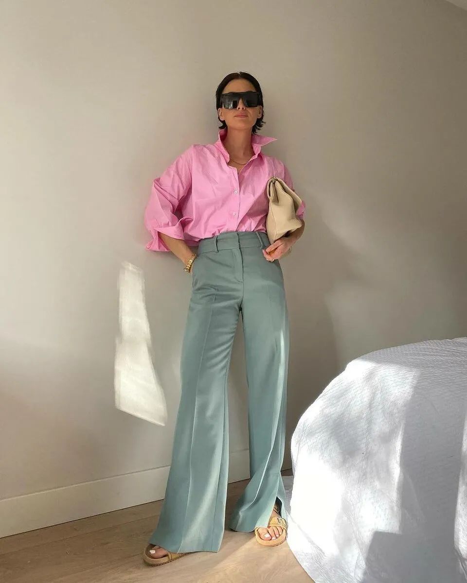 粉色配高级灰好看吗,粉色配灰色好看吗