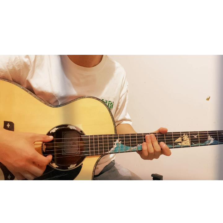 吉他打品调琴弦,吉他只有一个音打品