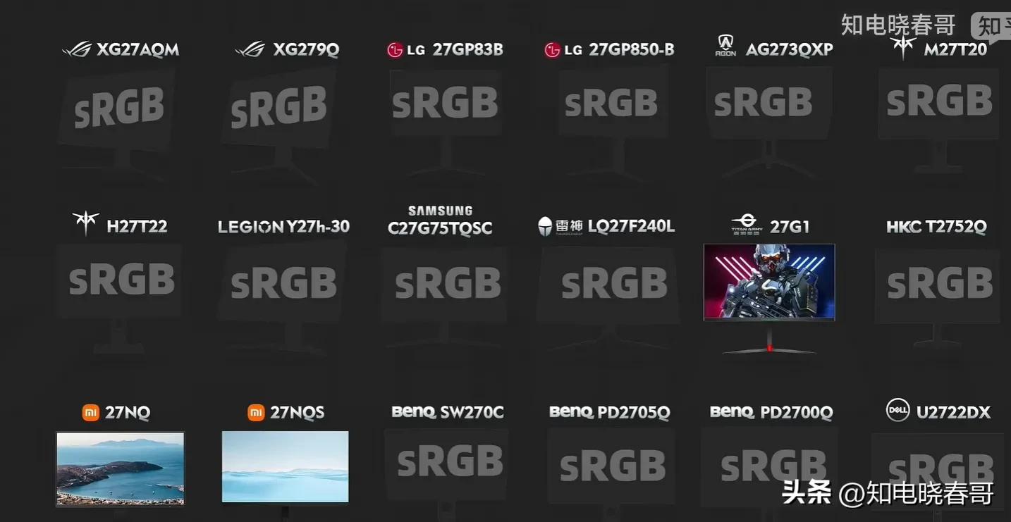 27寸2k显示器横评测评,27寸2k显示器十佳评测2023千元内