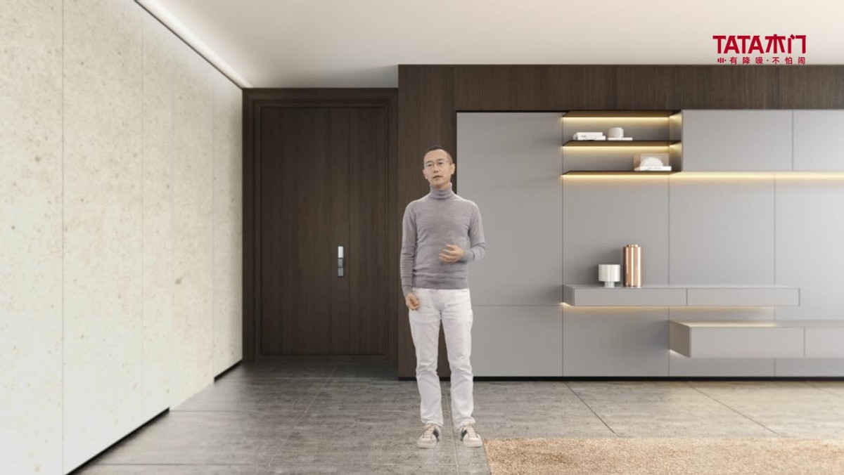 tata木门新品极简超静音玻璃门,tata木门有必要选静音条吗