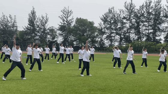 齐舞沈阳城市学院,沈阳城市学院百人齐舞