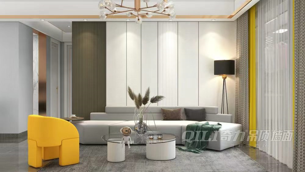 网红客厅沙发背景墙挂画现代简约,如何设计客厅沙发背景