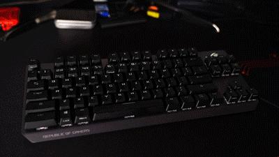 rog游侠竞技版红轴机械键盘评测,rognxtkl竞技版键盘测评