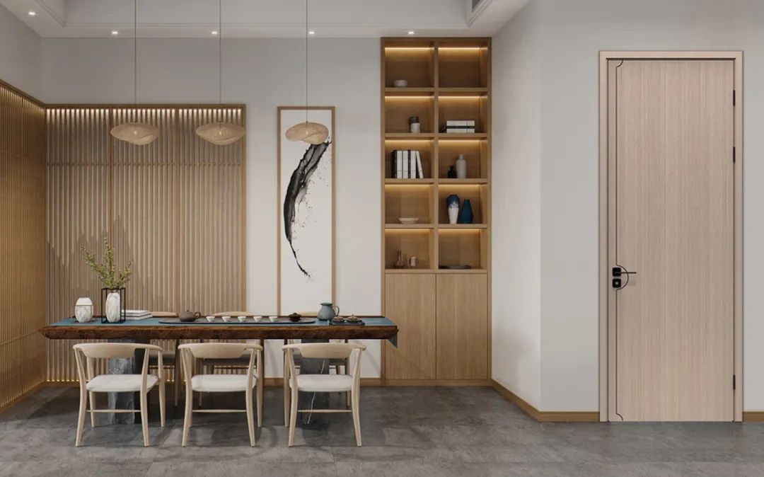 现代时尚生态木门风格,现代自然门