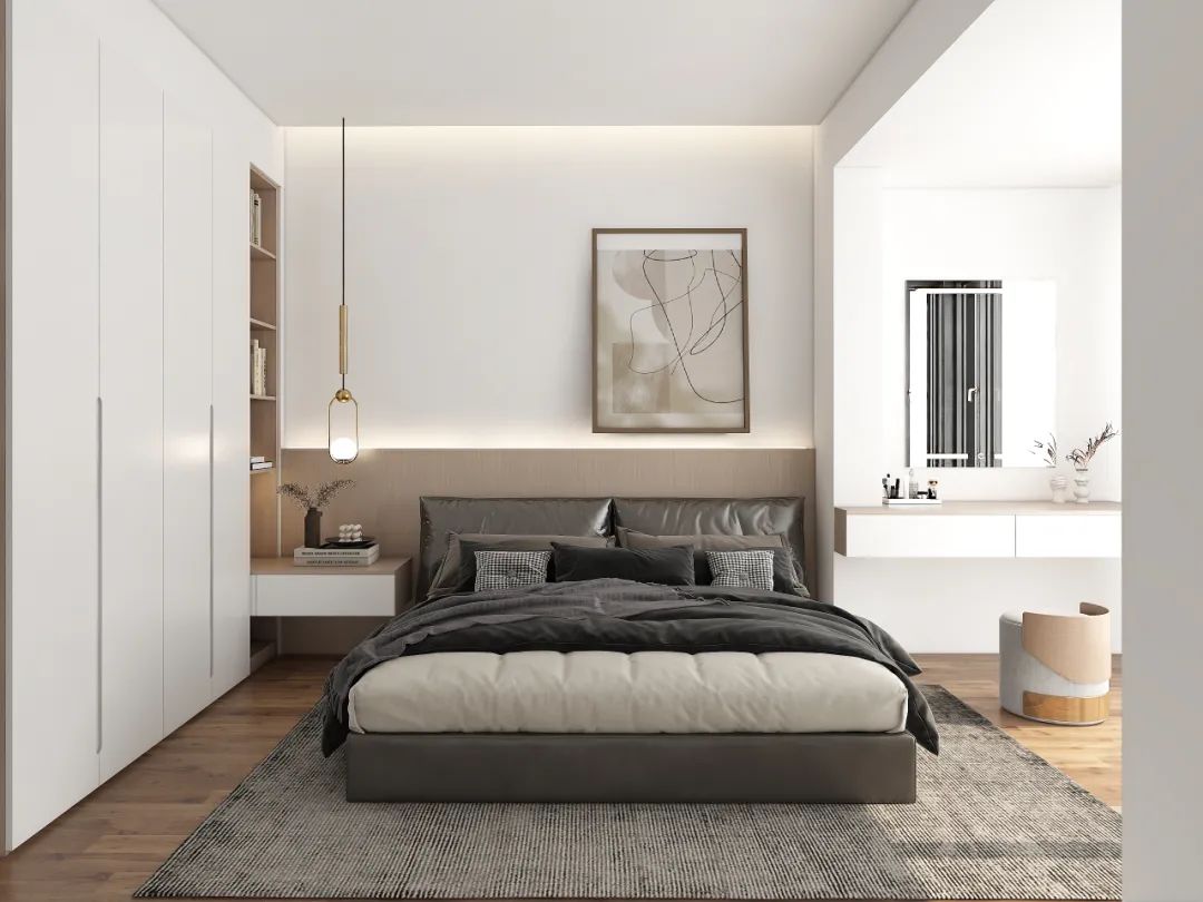 全屋定制衣柜效果图大全轻奢风,极简轻奢装修风格衣柜门