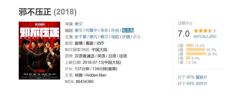 一路走好！电影《邪不压正》原著作者逝世，享年86岁