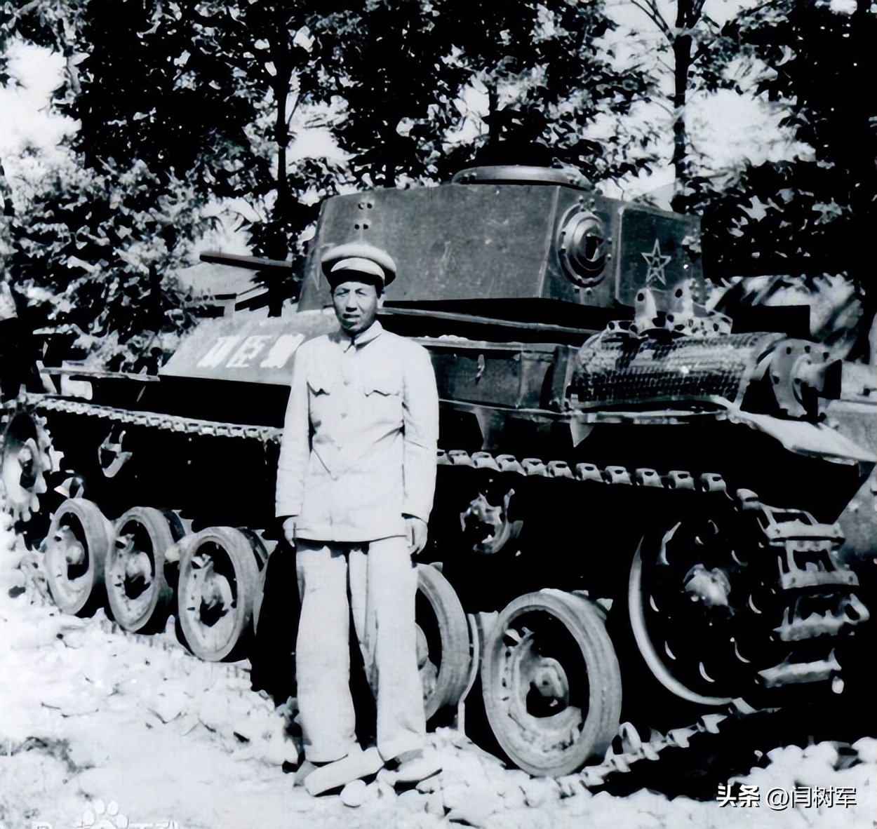 “偷坦克”打锦州，“功臣号”参加开国大典，抗美援朝干英军王牌