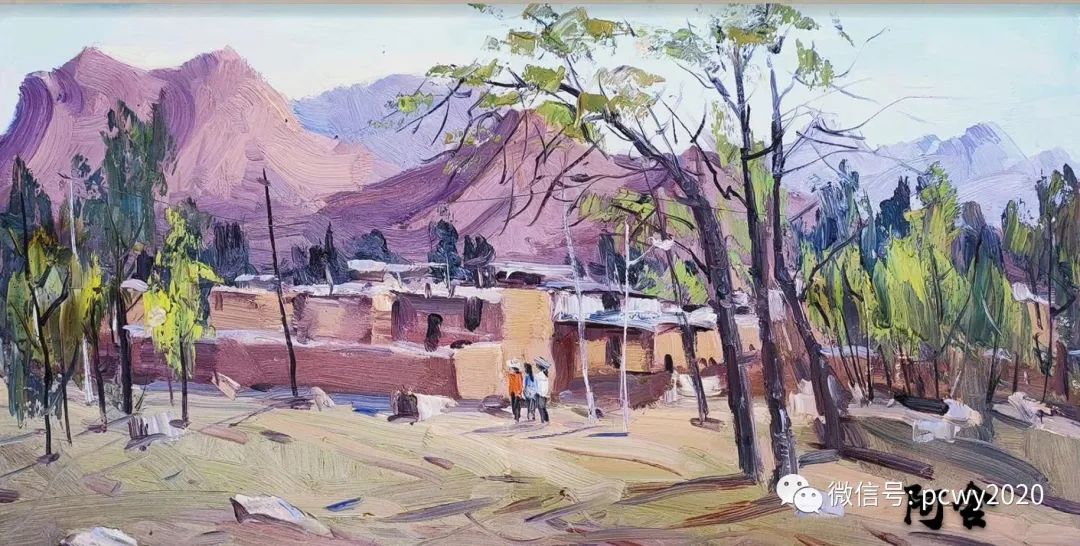 平川野麻滩岩画,东北专门画野草的画家