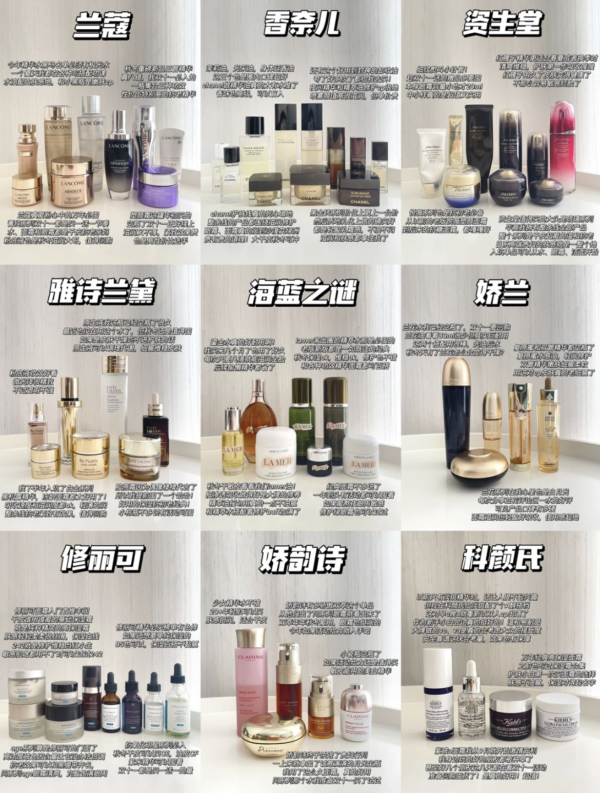 大牌护肤套装怎么选好用,每个牌子必买的护肤单品